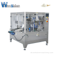 Automaticr Rotationstyp vorgefertigte Beutelverpackungsmaschine für Mehl Kaffeepulver Mehl Proteinpulver mit Low Coast Film